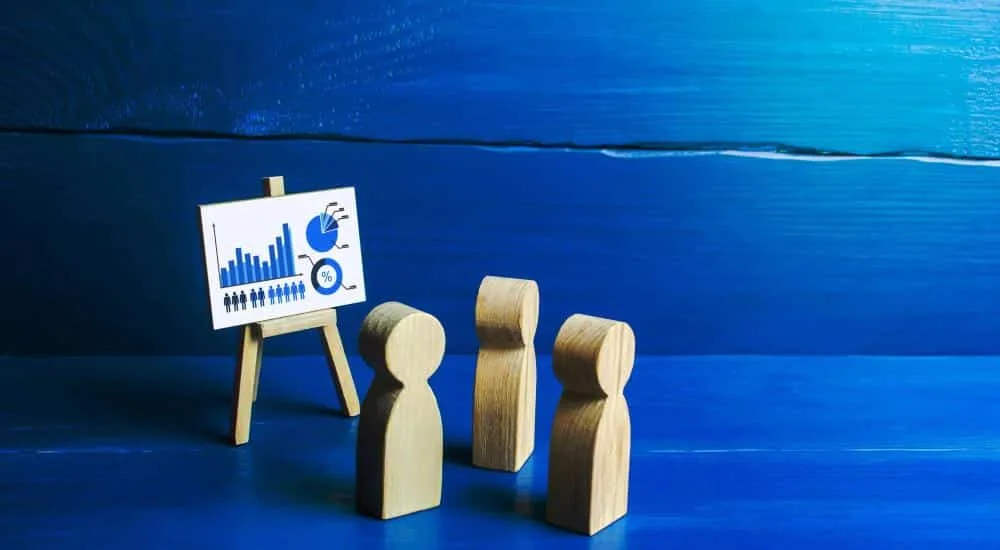 Business professional reviewing a remarketing campaign
